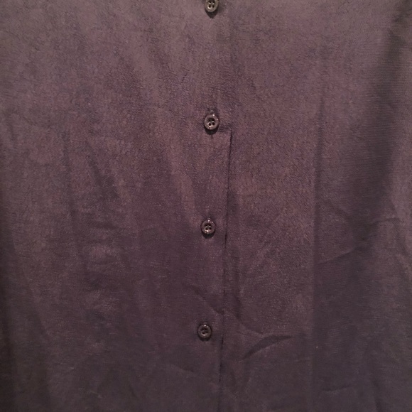 Sophie Rue Cross Back Detail Navy Blouse - Picture 9 of 12